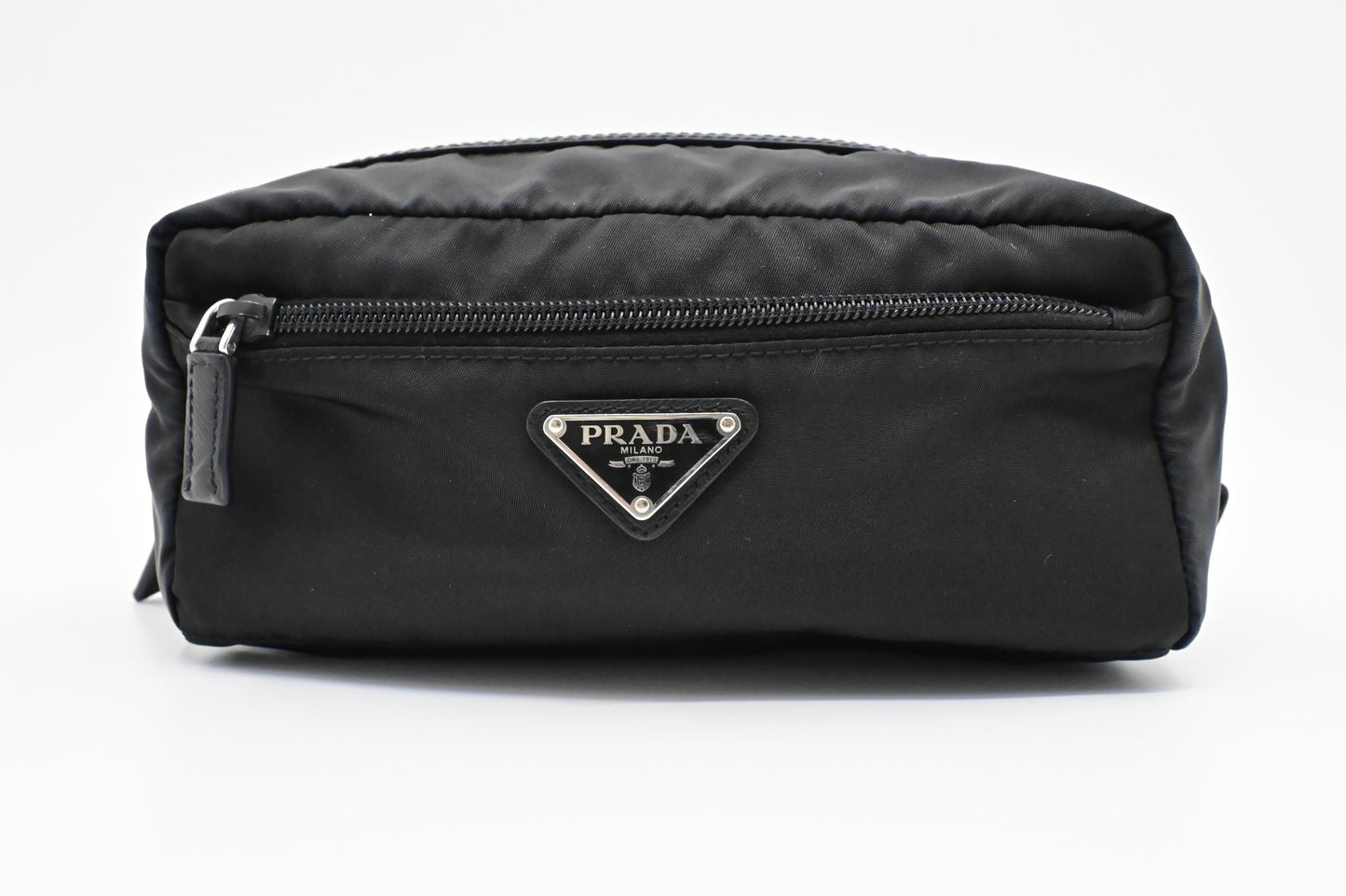 Prada Long Pouch in Black Nylon