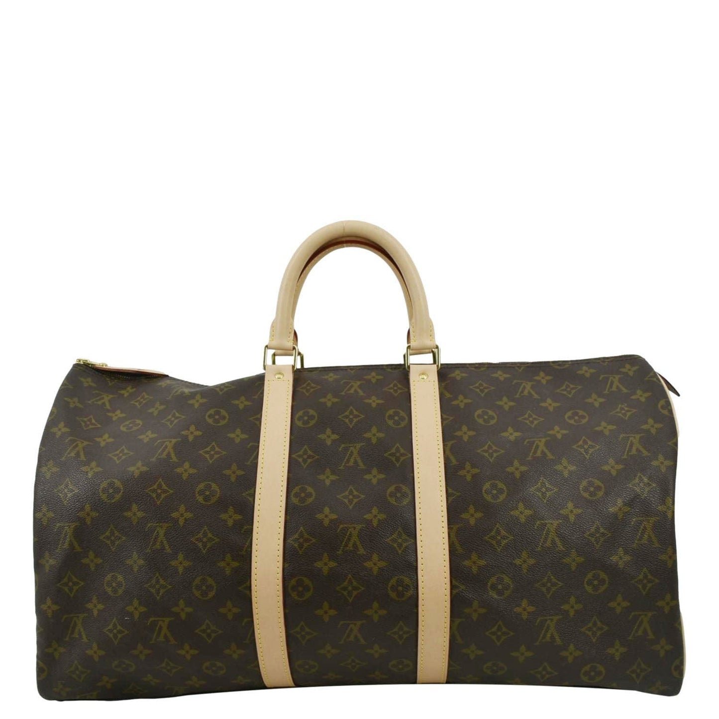 LOUIS VUITTON   Keepall 55 Monogram Canvas Travel Bag Brown