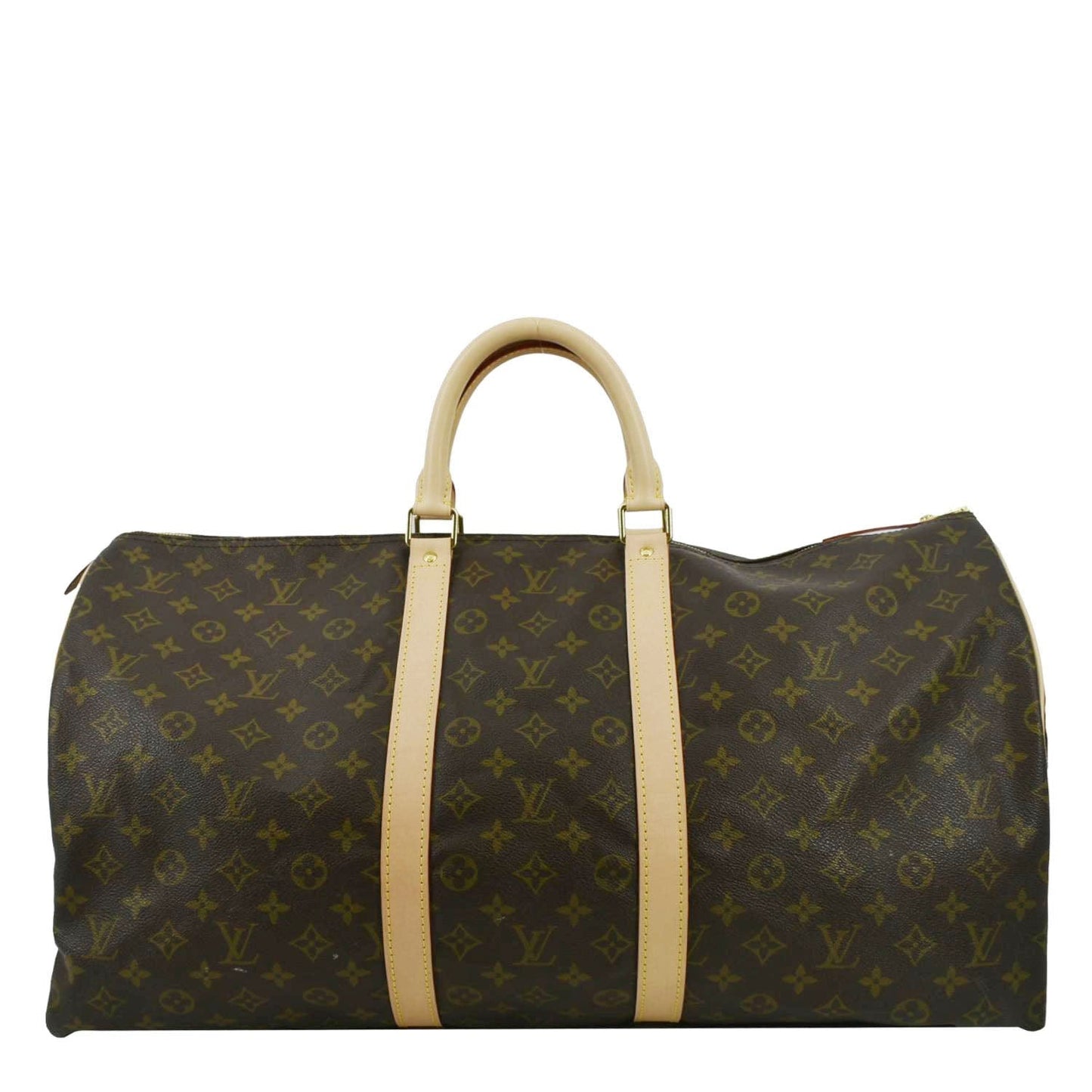 LOUIS VUITTON   Keepall 55 Monogram Canvas Travel Bag Brown