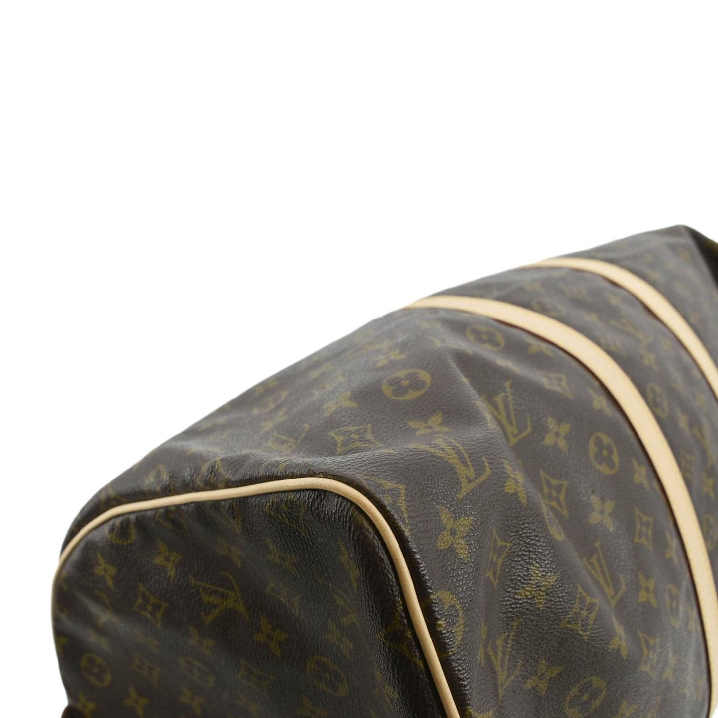 LOUIS VUITTON   Keepall 55 Monogram Canvas Travel Bag Brown