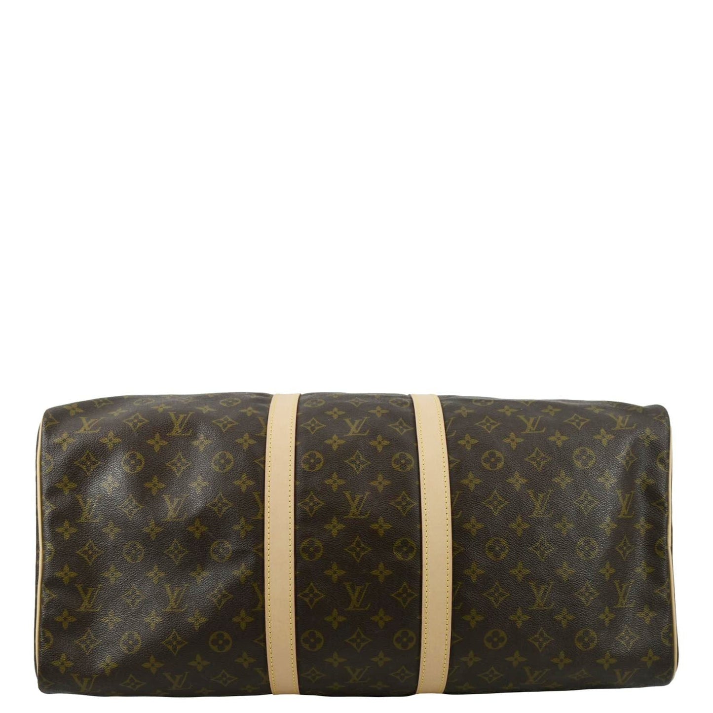 LOUIS VUITTON   Keepall 55 Monogram Canvas Travel Bag Brown