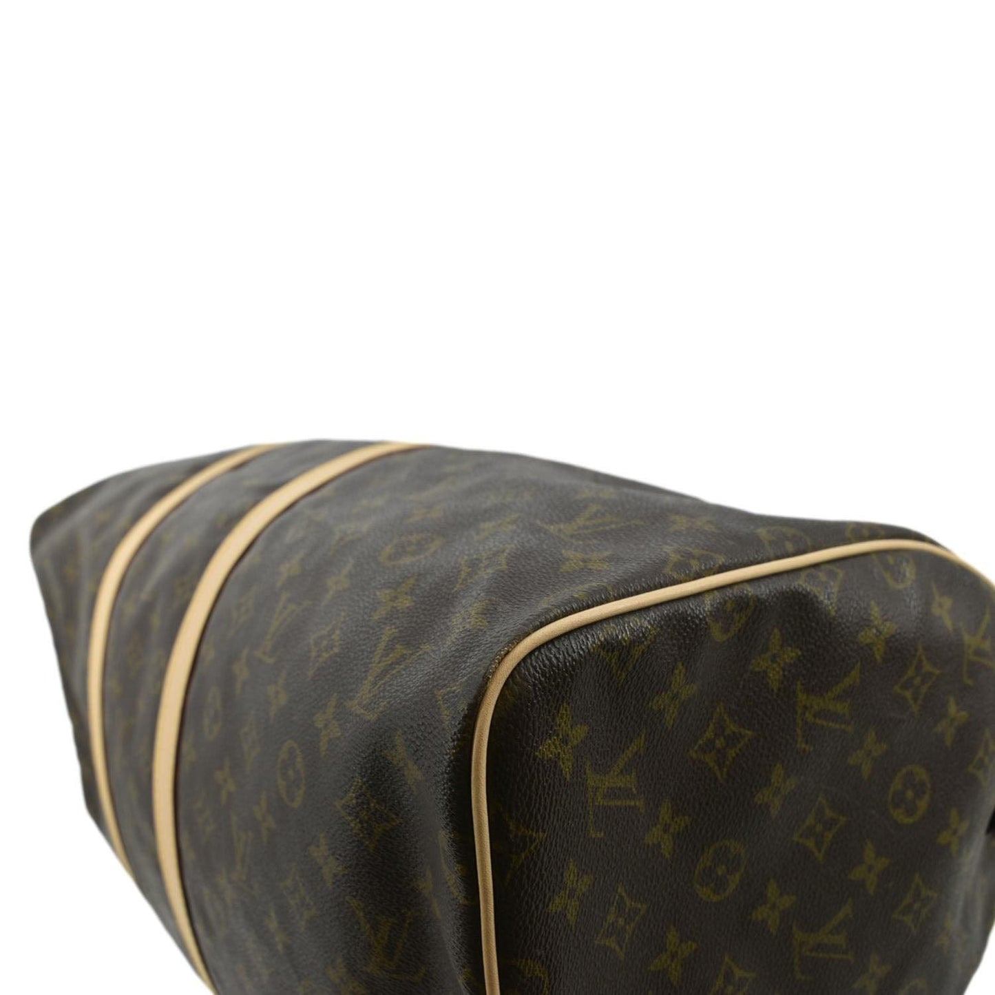 LOUIS VUITTON   Keepall 55 Monogram Canvas Travel Bag Brown
