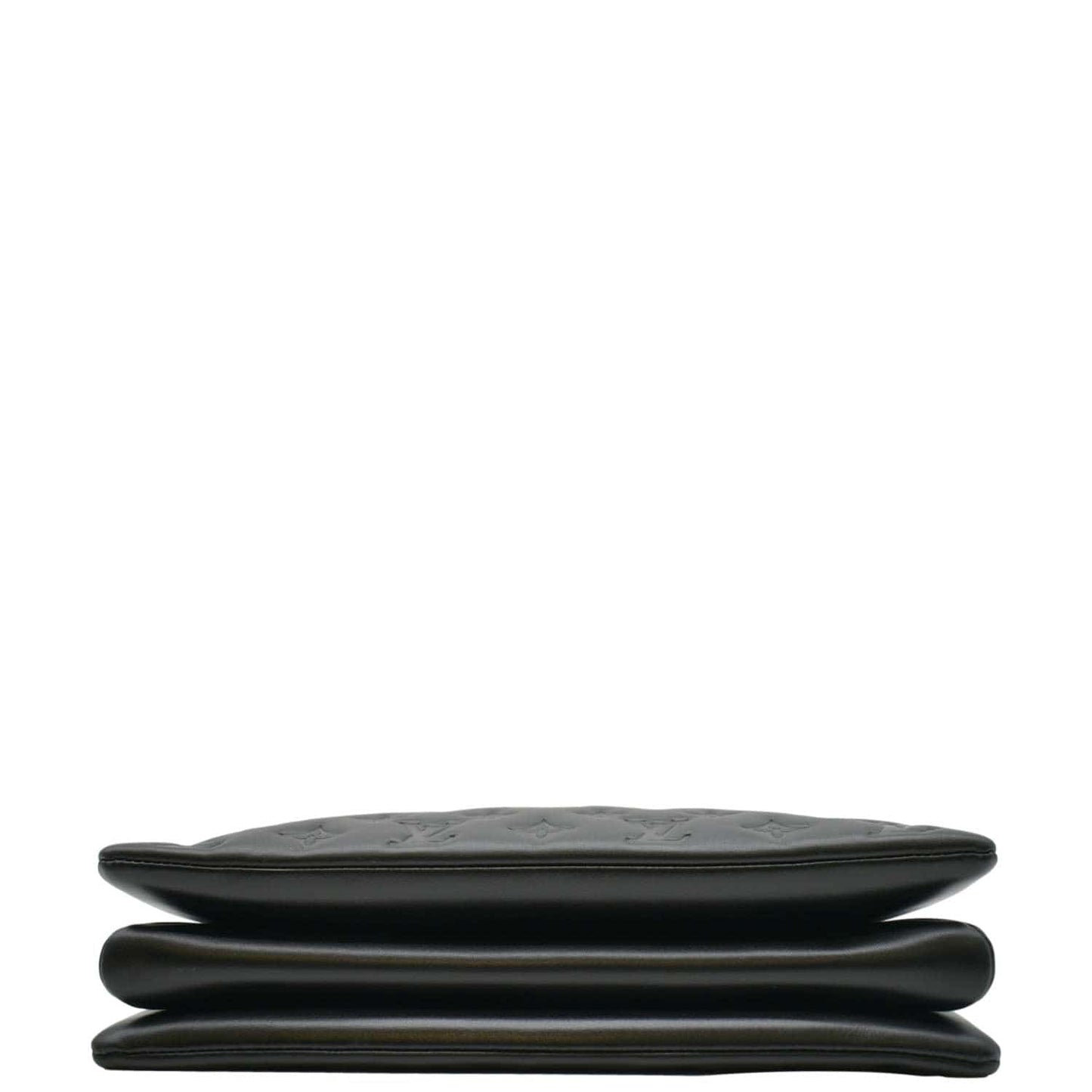 LOUIS VUITTON Coussin MM Monogram Embossed Shoulder Bag Black