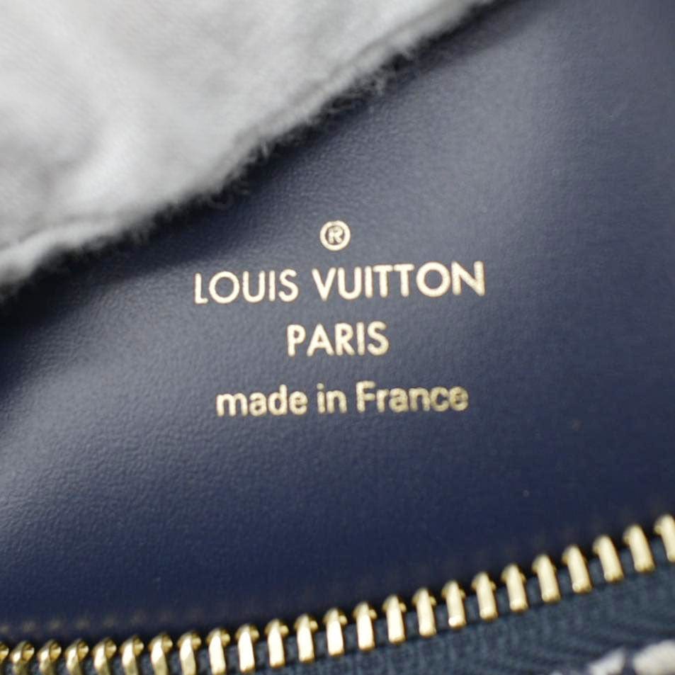 LOUIS VUITTON Monoglam  Bandouliere 20 Jacquard Canvas Shoulder Bag Navy