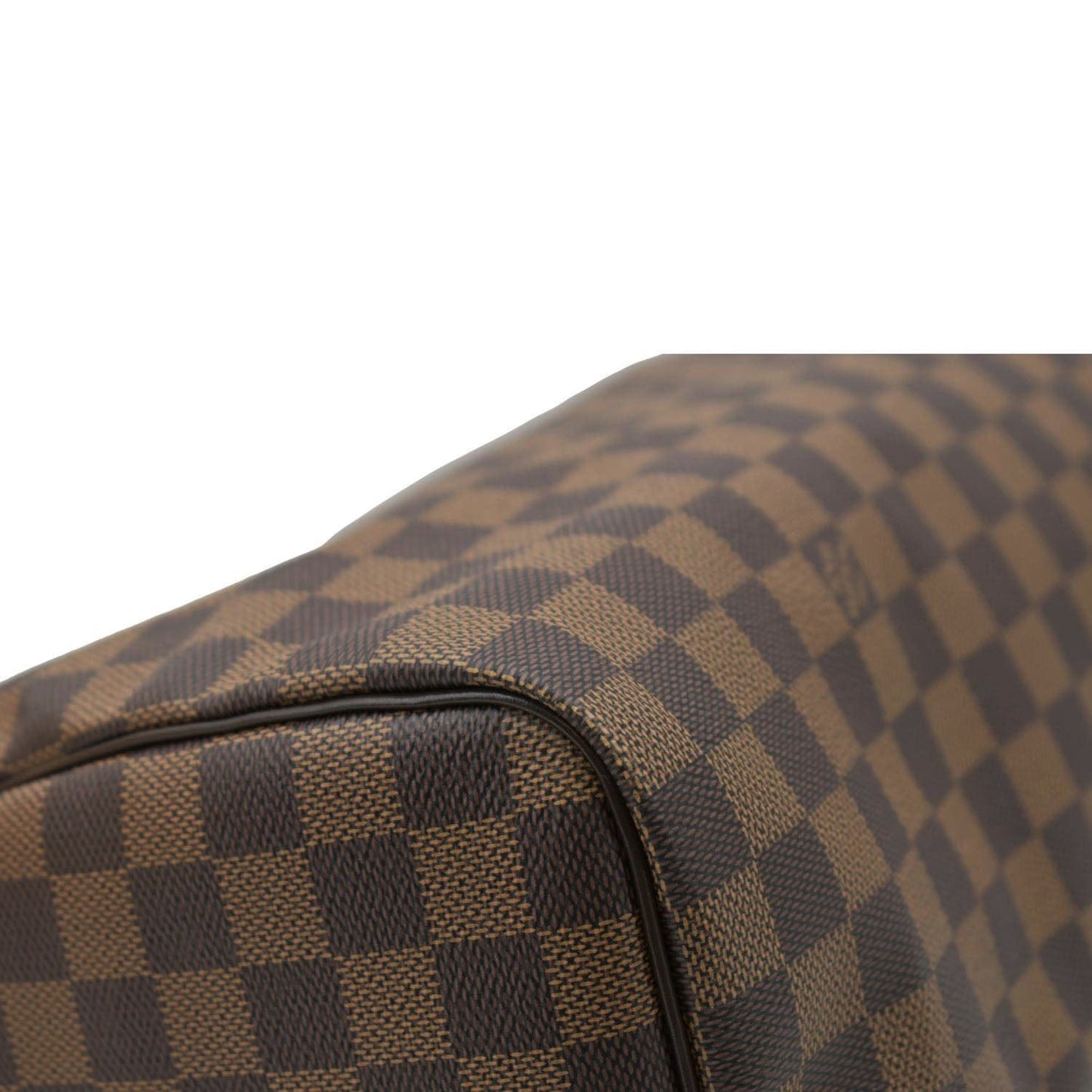 LOUIS VUITTON   30 Damier Ebene Satchel Bag Brown