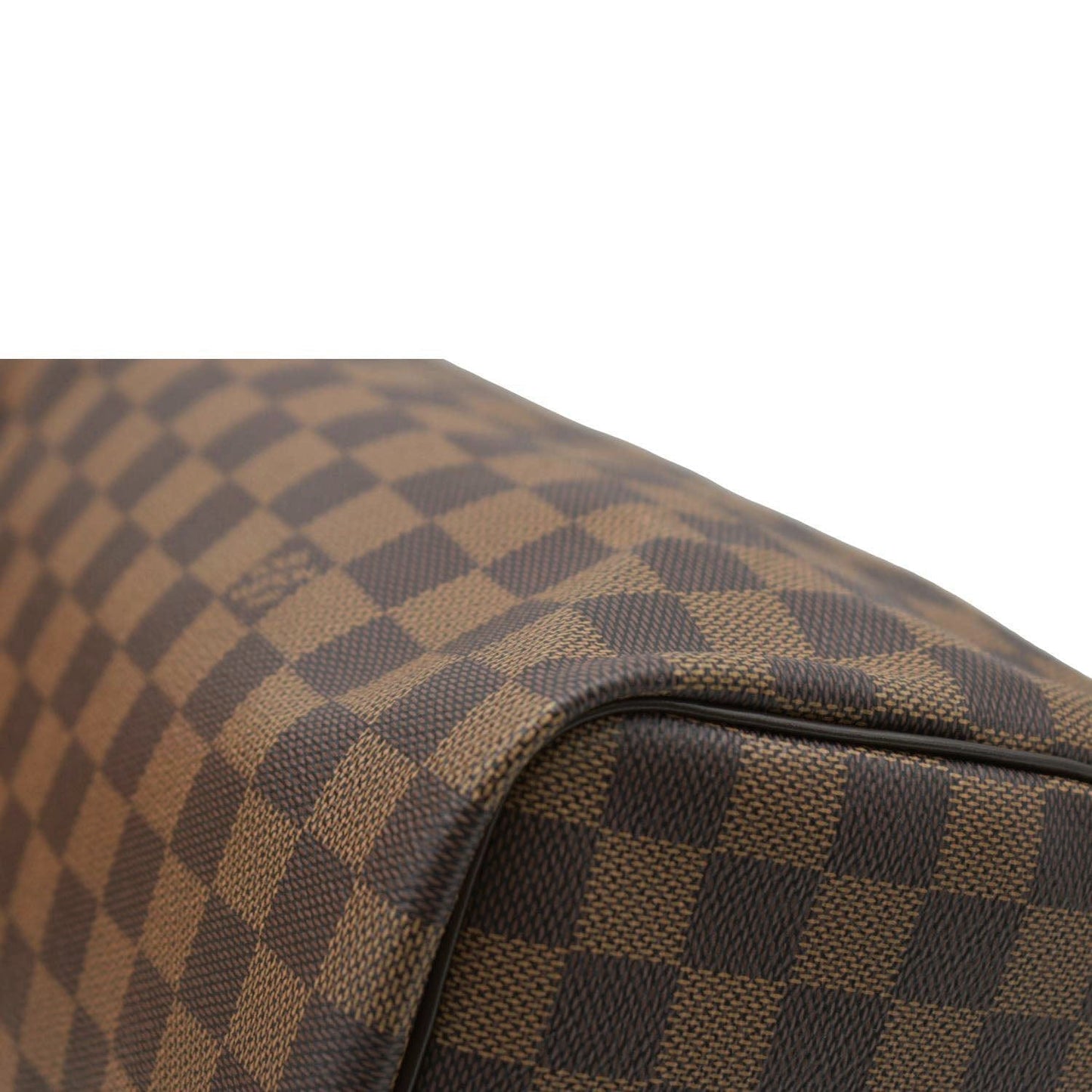 LOUIS VUITTON   30 Damier Ebene Satchel Bag Brown