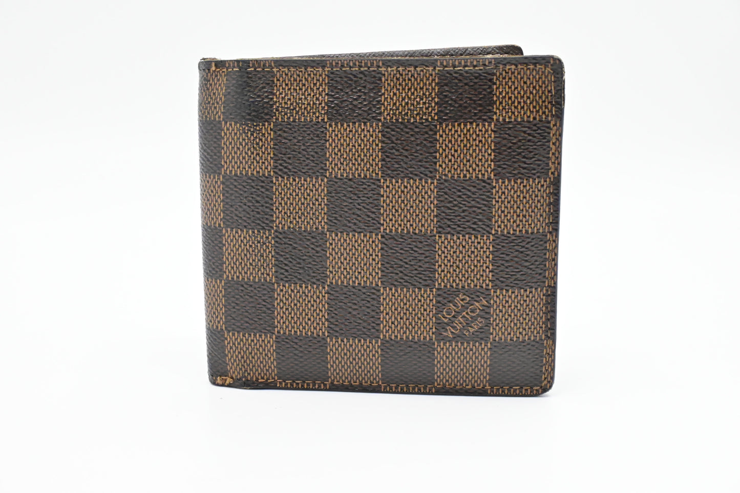 Louis Vuitton Marco Wallet in Damier Ebene Canvas
