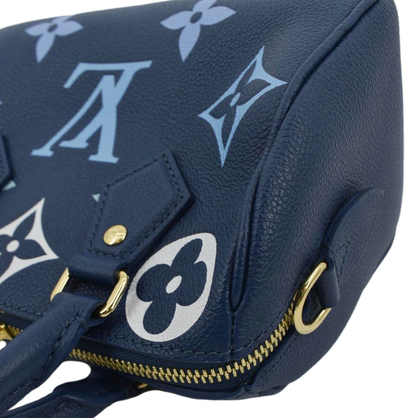 LOUIS VUITTON  20 Bandouliere Empreinte Monogram Shoulder Bag Degrade Blue