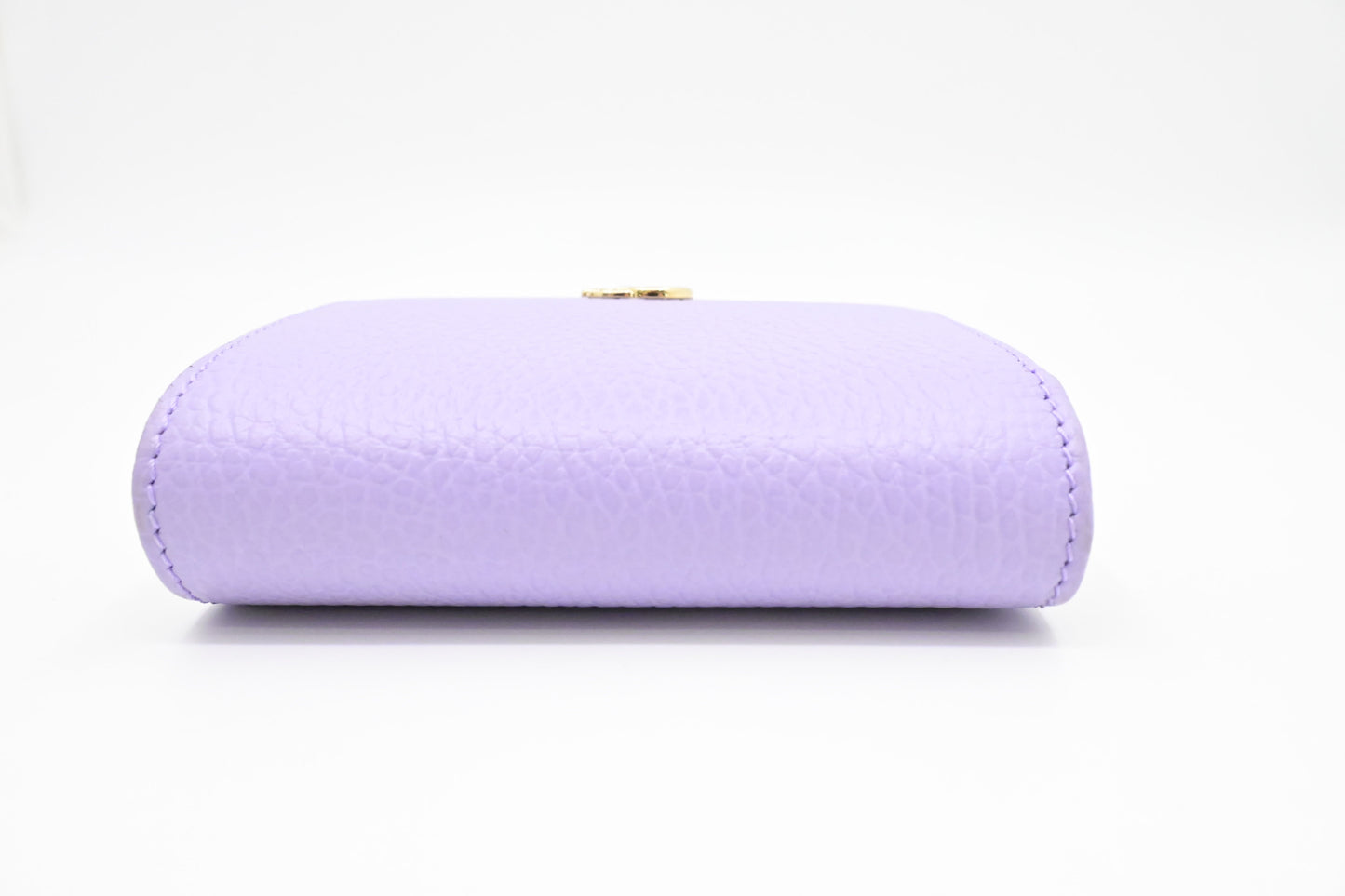 Gucci Double G Medium Wallet in Lilac Leather