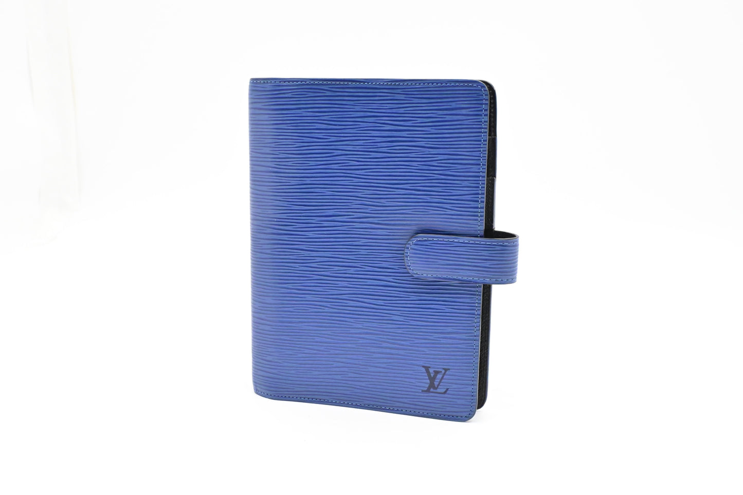 Louis Vuitton Agenda MM in Epi Blue Leather
