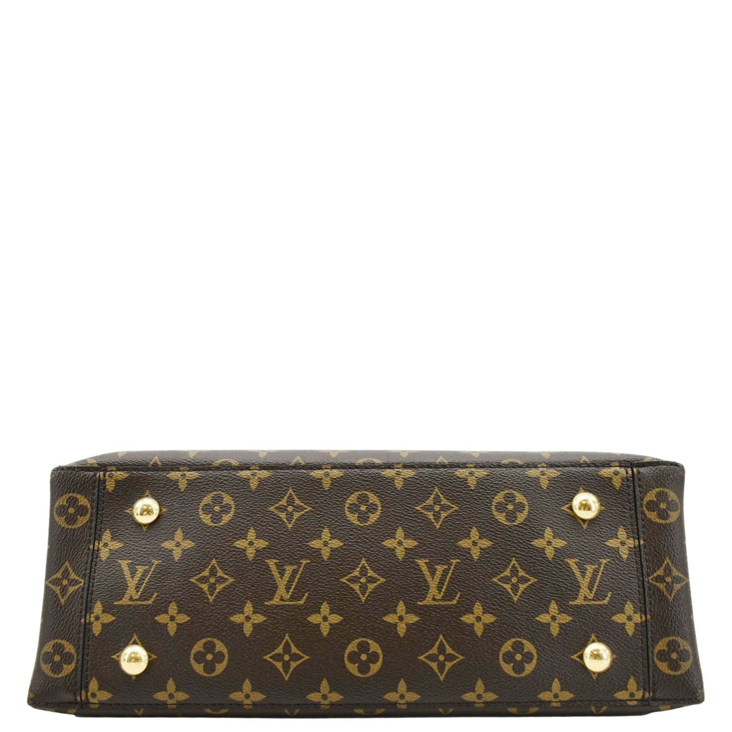 LOUIS VUITTON Flower Zipped Monogram Canvas Tote Bag Brown - RTS