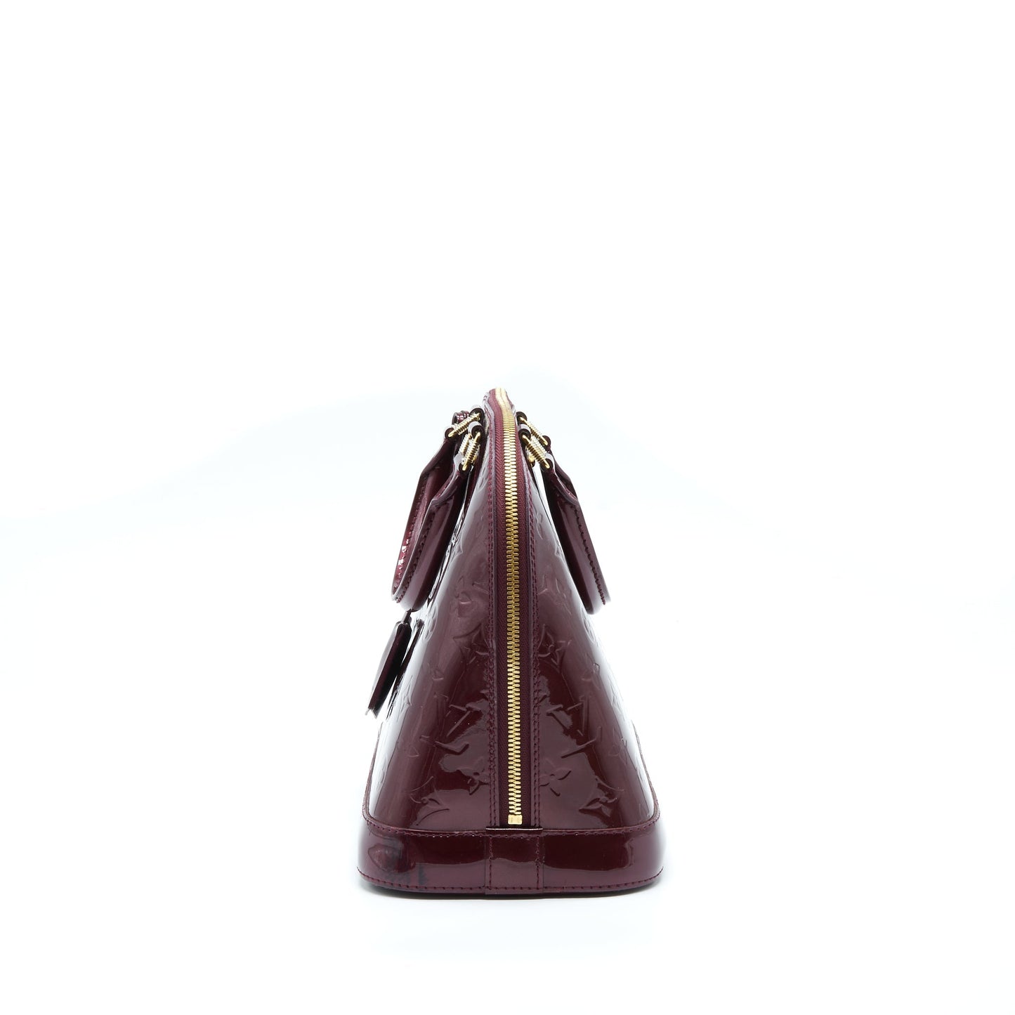 Louis Vuitton Alma PM Patent Amarante GHW