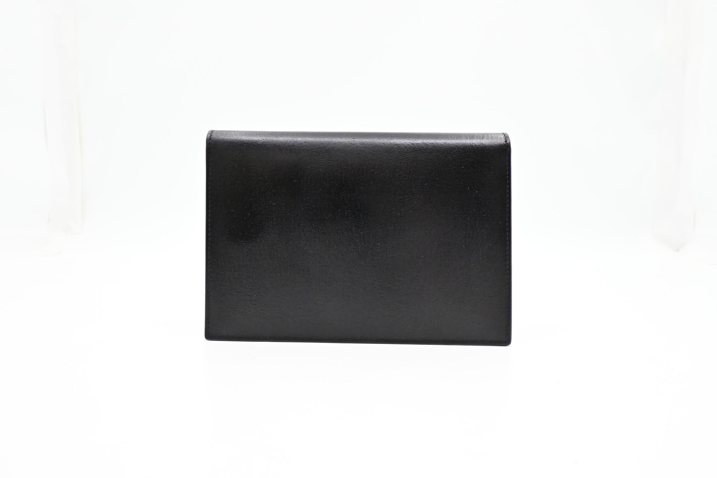 YSL Saint Laurent Envelope in Black Leather