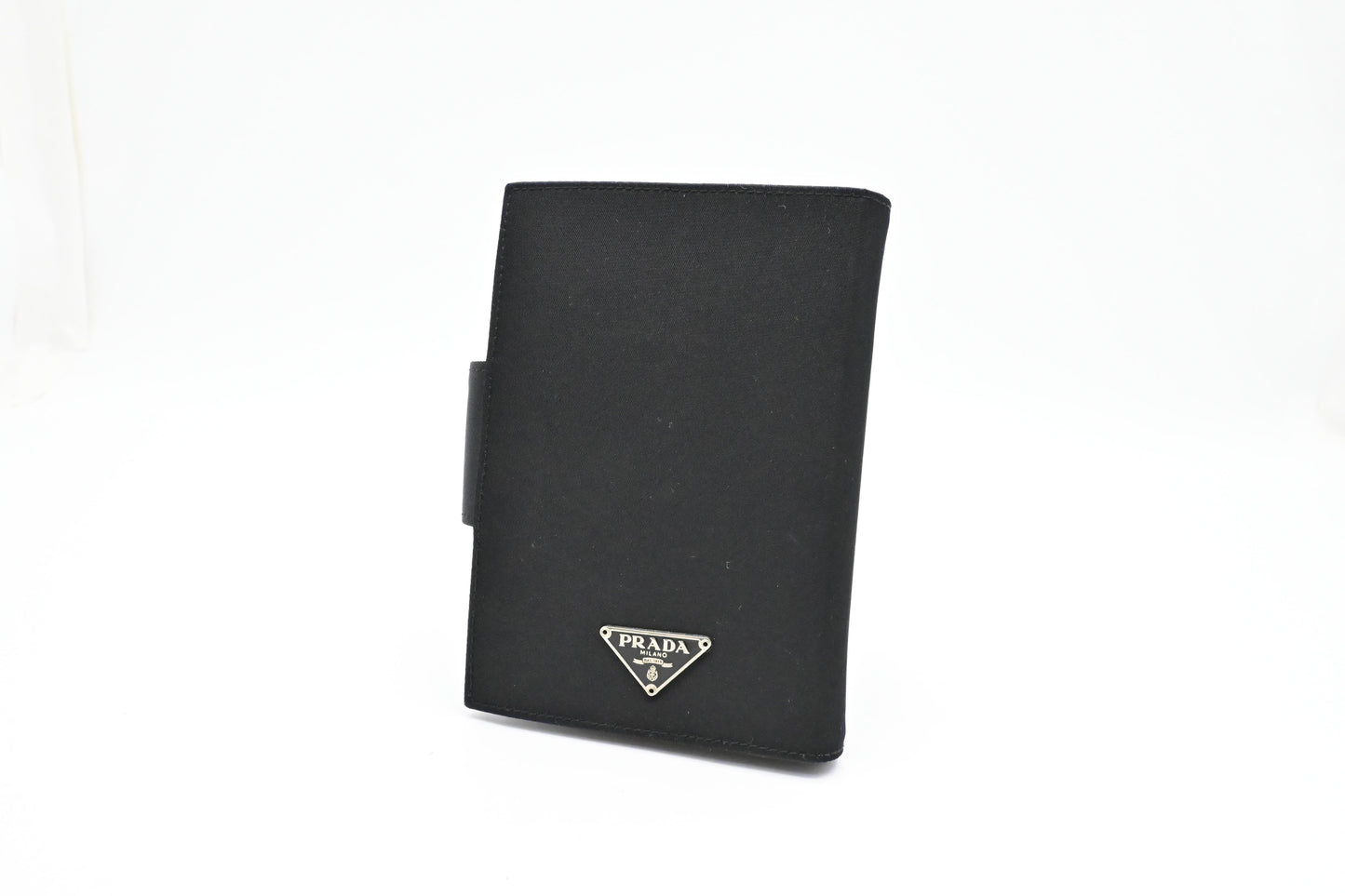 Prada Agenda in Black Nylon Canvas