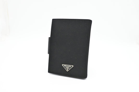 Prada Agenda in Black Nylon Canvas
