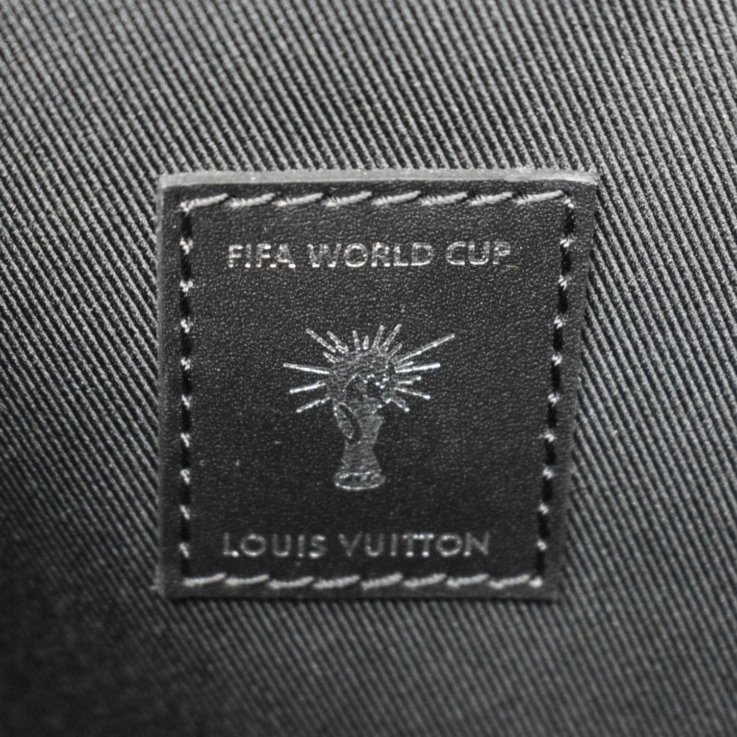 LOUIS VUITTON Keepall 50 FIFA Cup Bandouliere Leather Travel Bag Multicolor