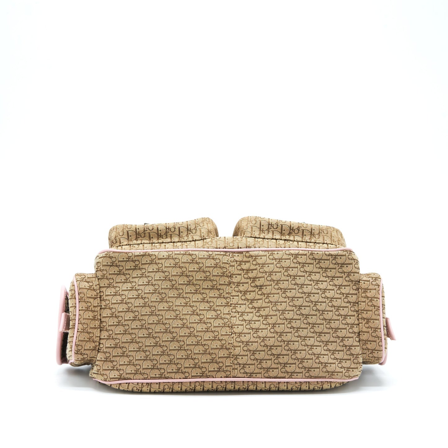 Dior Trotter Street Chic Pocket Diorissimo Hobo Purse Canvas