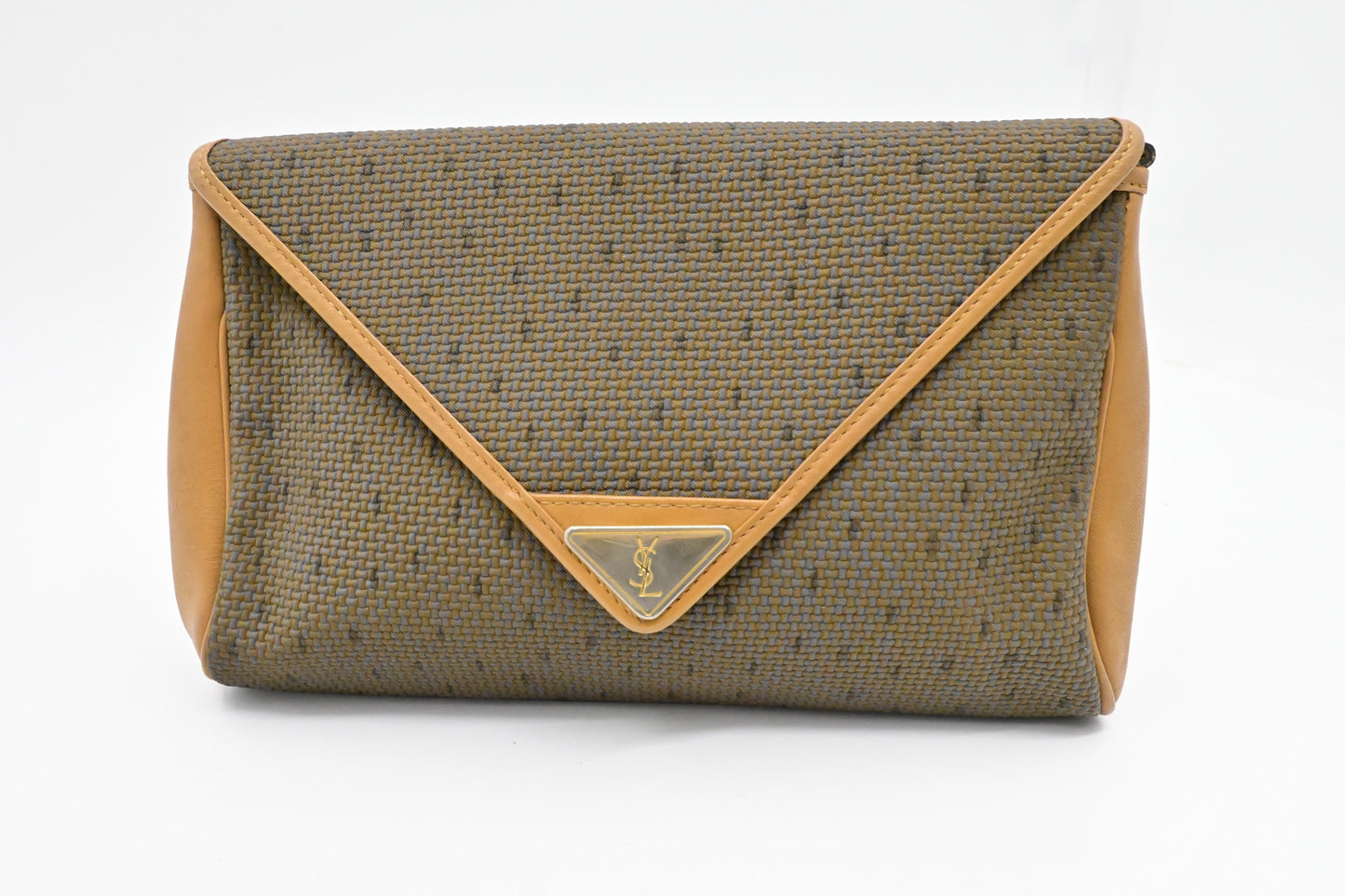 YSL Saint Laurent Pouch in Coated Canvas