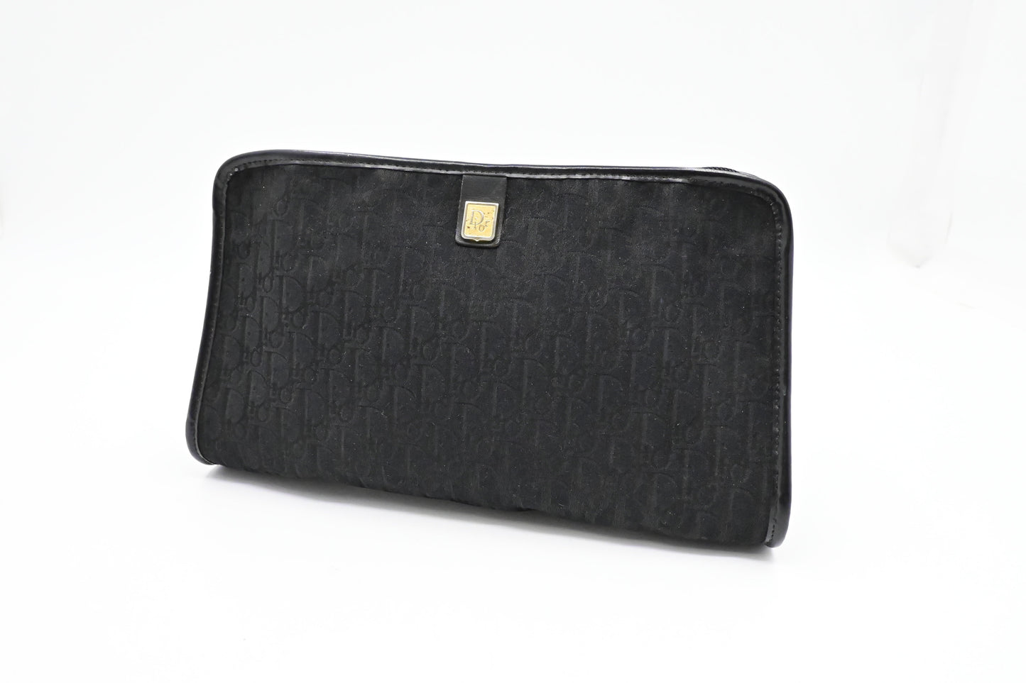 Dior Pouch in Black Oblique Canvas