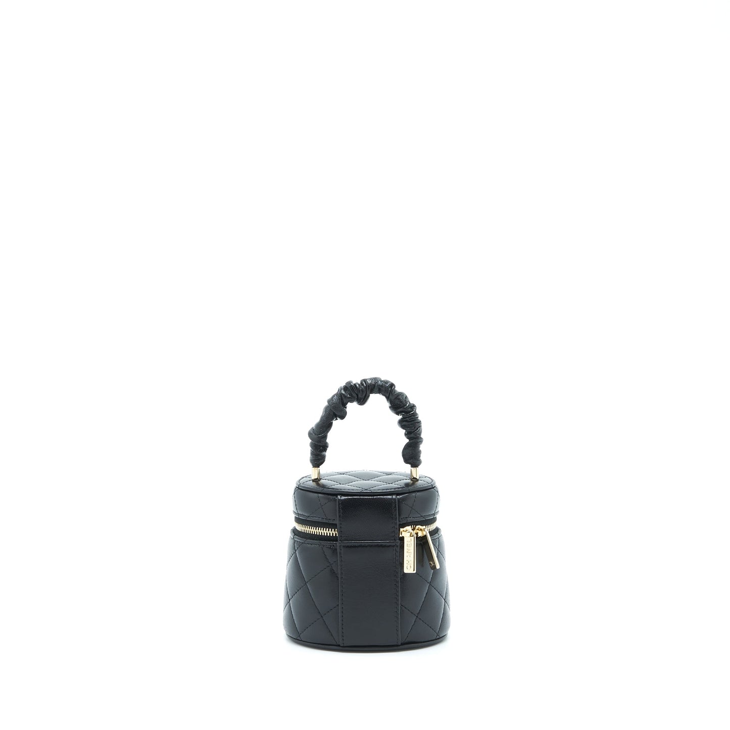 Chanel 22S Top Handle Super Mini Vanity Lambskin Black L