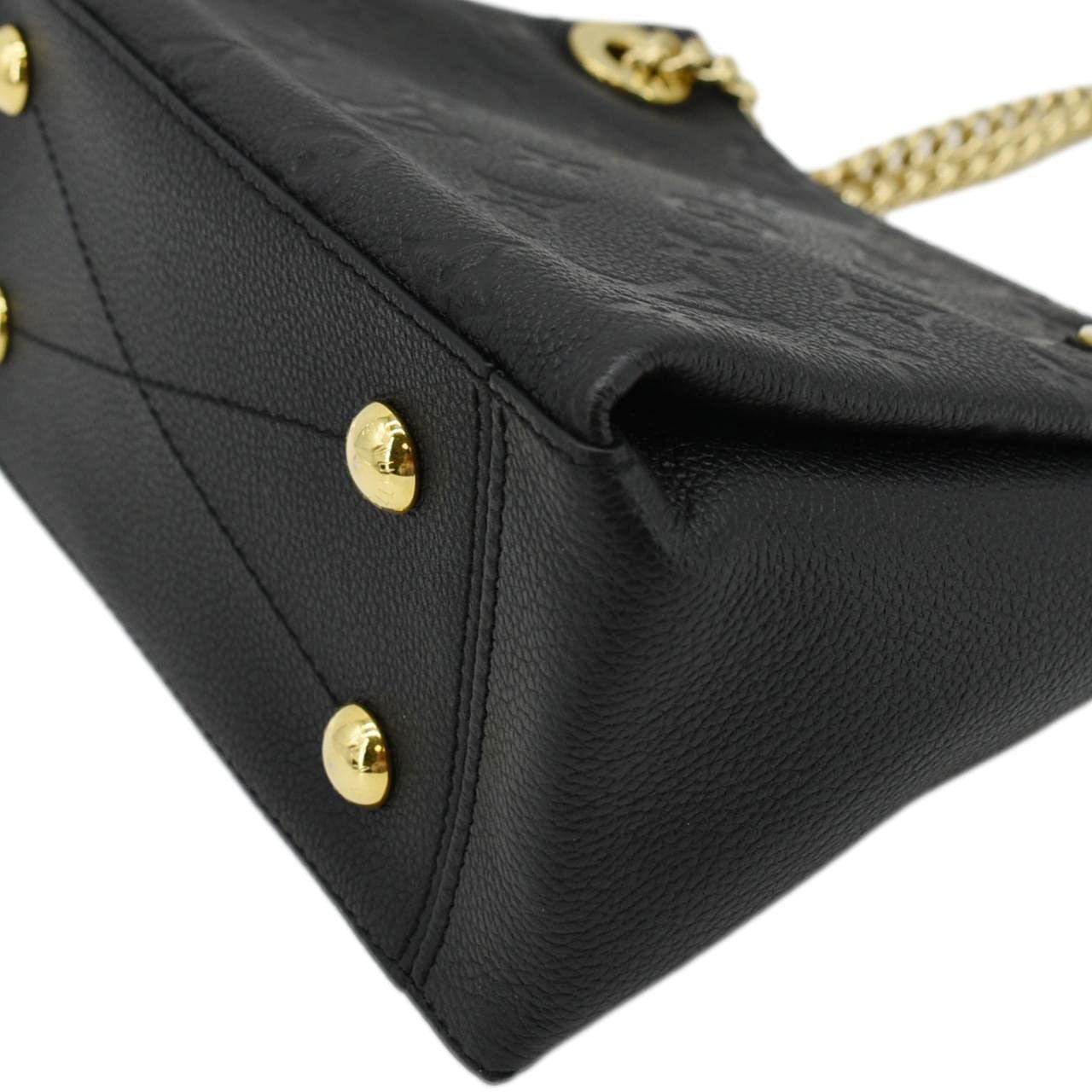 LOUIS VUITTON Surene BB  Empreinte Leather Shoulder Bag Black