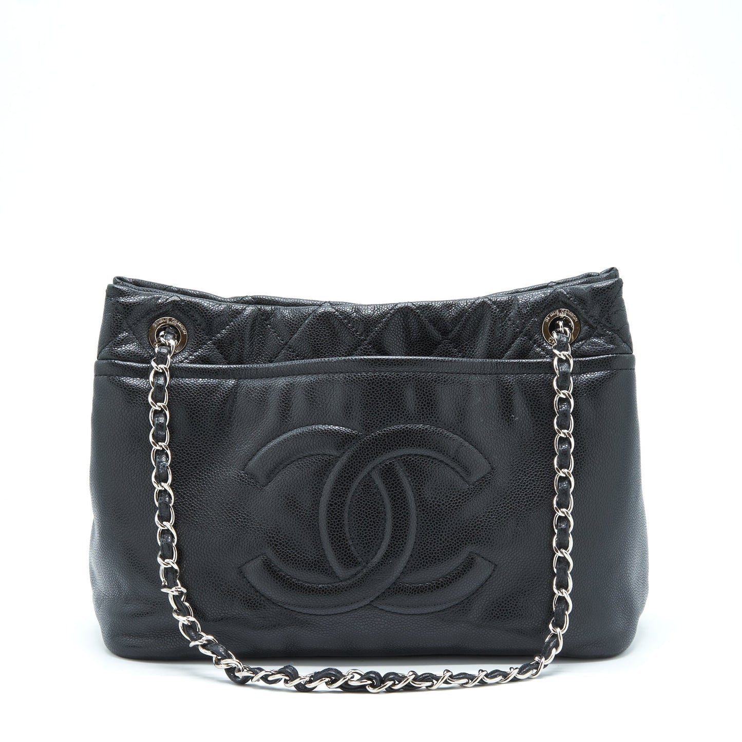 Chanel Timeless Soft Shopper Tote Caviar Black