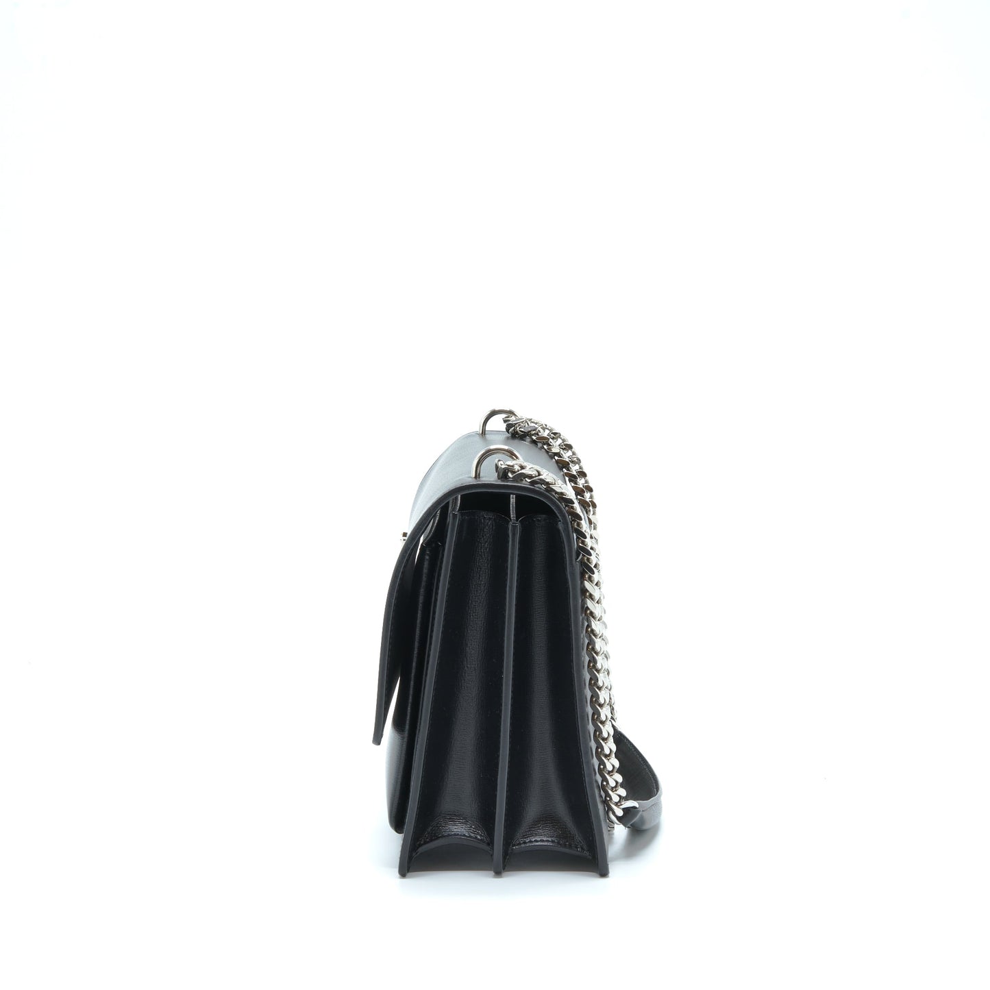 Saint Laurent/ Medium Sunset Purse Calfskin Black