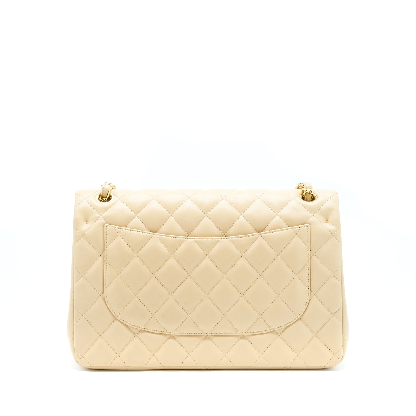 Chanel Jumbo Classic Double Flap Bag Lambskin Beige L