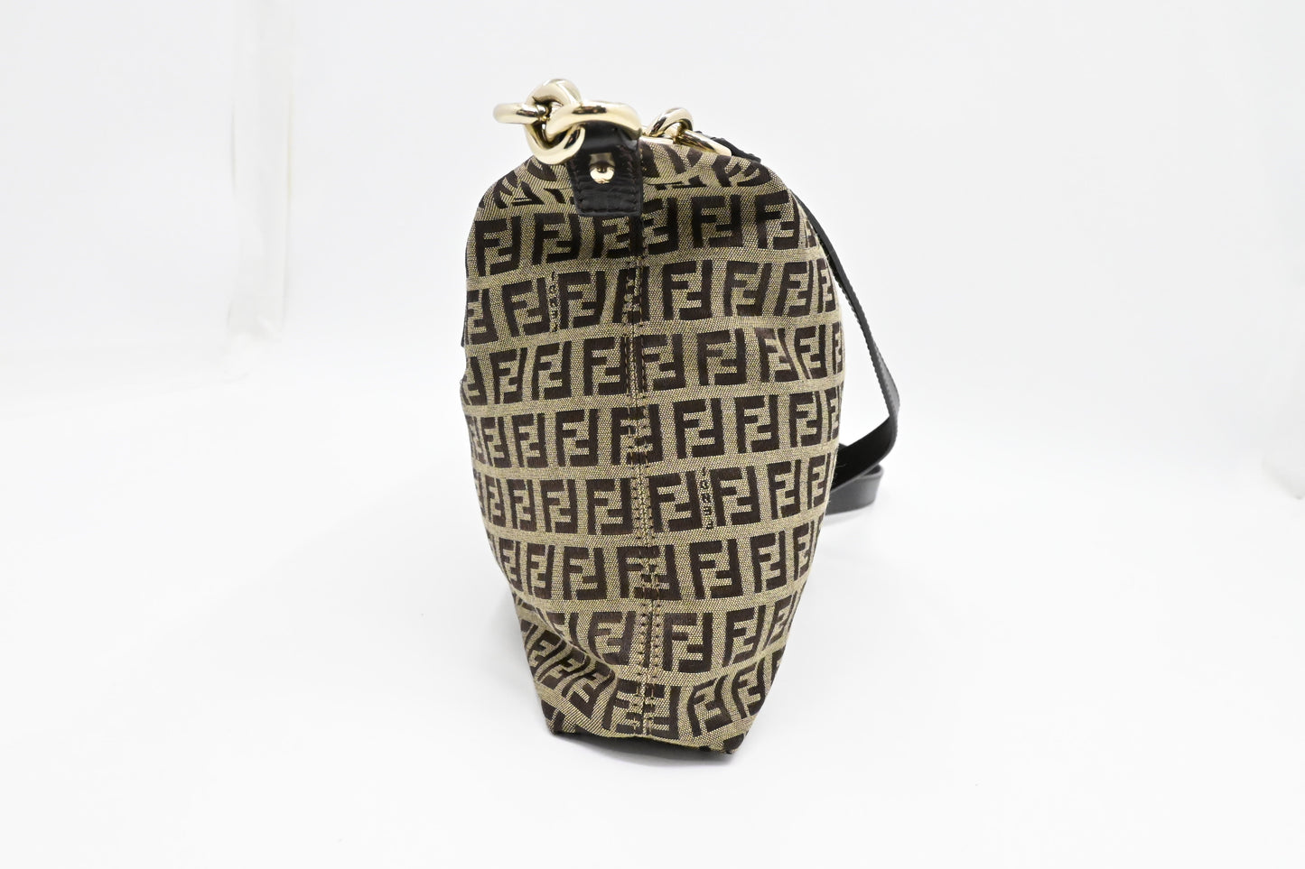 Fendi Crossbody Bag in Brown Zucchino Canvas