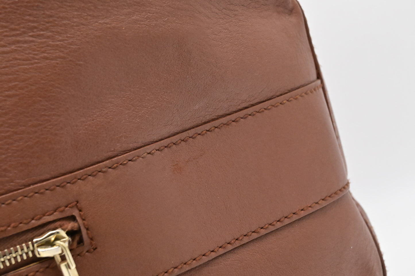 Gucci Hobo Travel Bag in Brown Leather