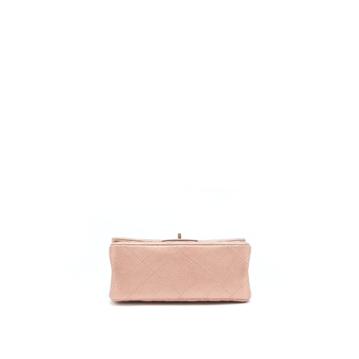 Chanel Mini 2.55 Reissue Flap Bag Calfskin Metallic Pink