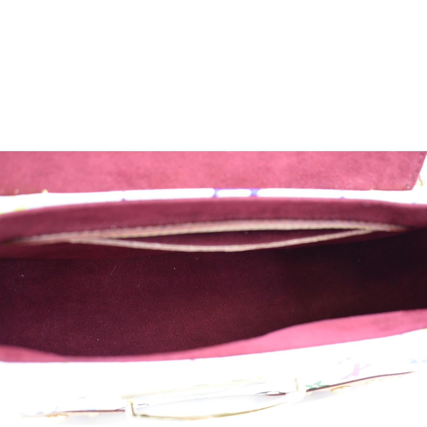 LOUIS VUITTON Marilyn Monogram Multicolor Satchel Bag White