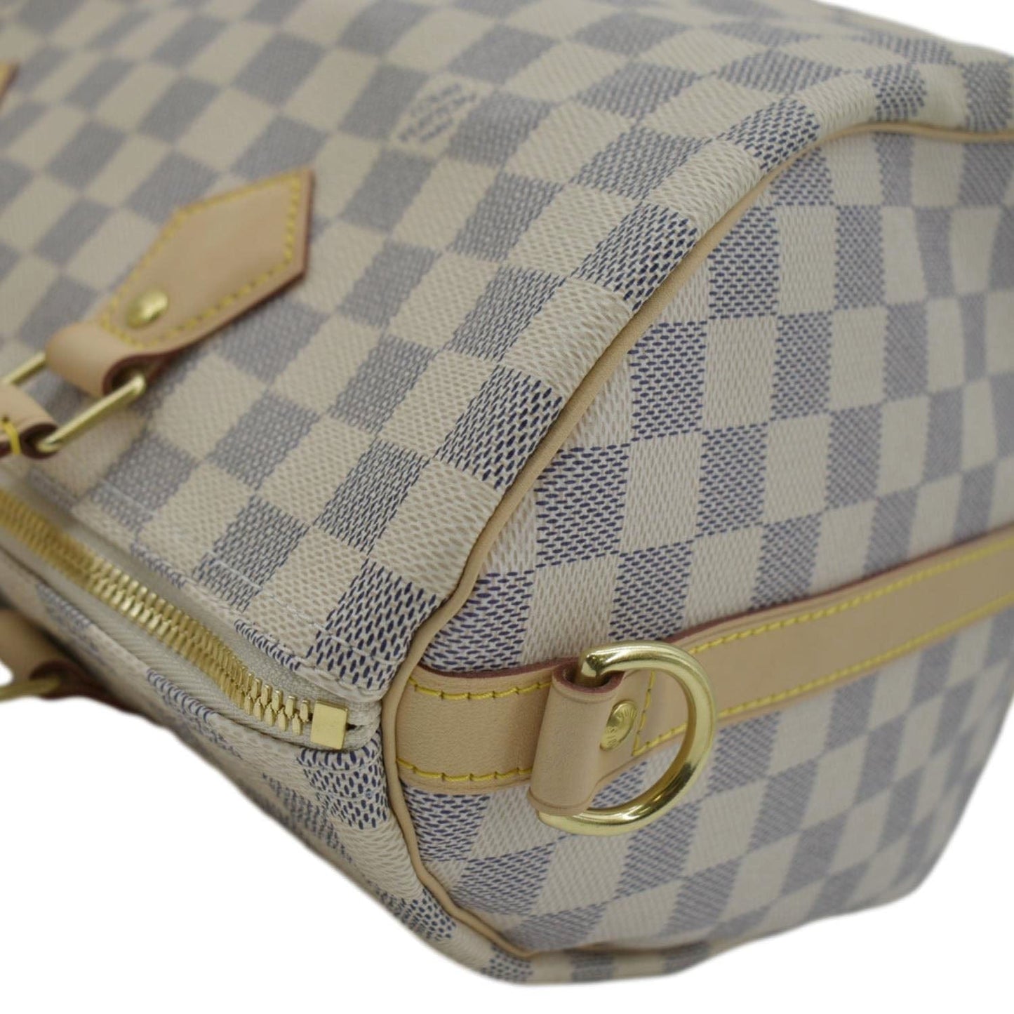 LOUIS VUITTON  30 Bandouliere Damier Azur Shoulder Bag White