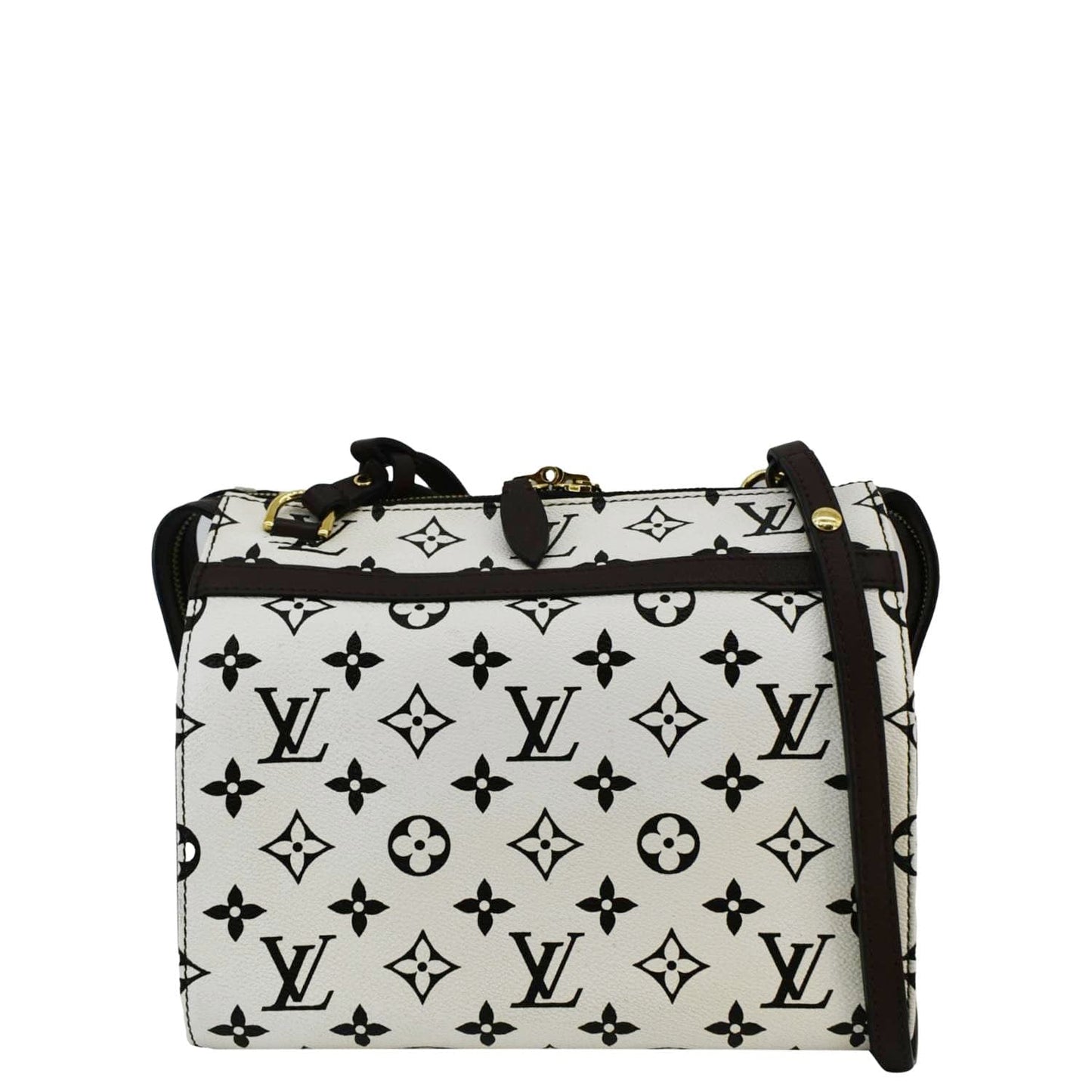 LOUIS VUITTON  Amazon PM Monogram Canvas Crossbody Bag White Chocolate