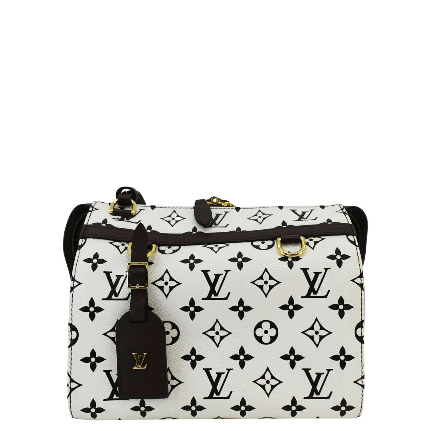 LOUIS VUITTON  Amazon PM Monogram Canvas Crossbody Bag White Chocolate