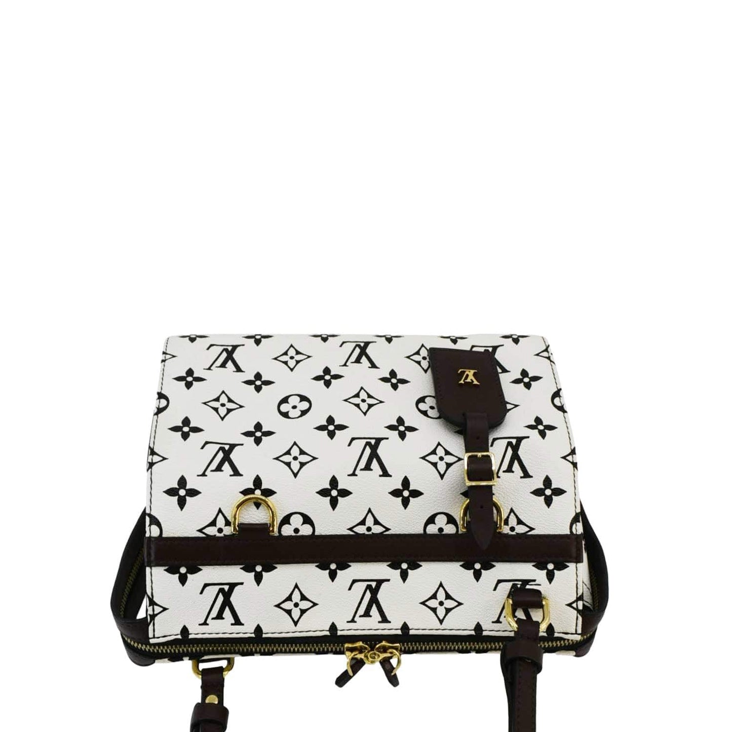 LOUIS VUITTON  Amazon PM Monogram Canvas Crossbody Bag White Chocolate
