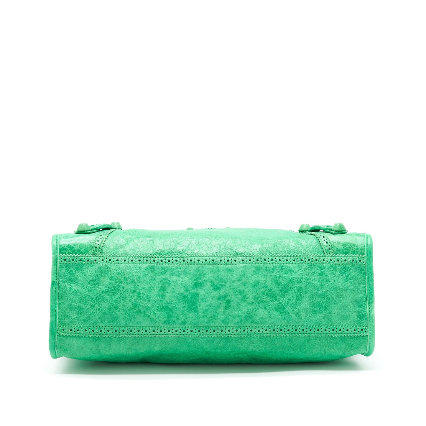 Balenciaga Lace City Purse Green