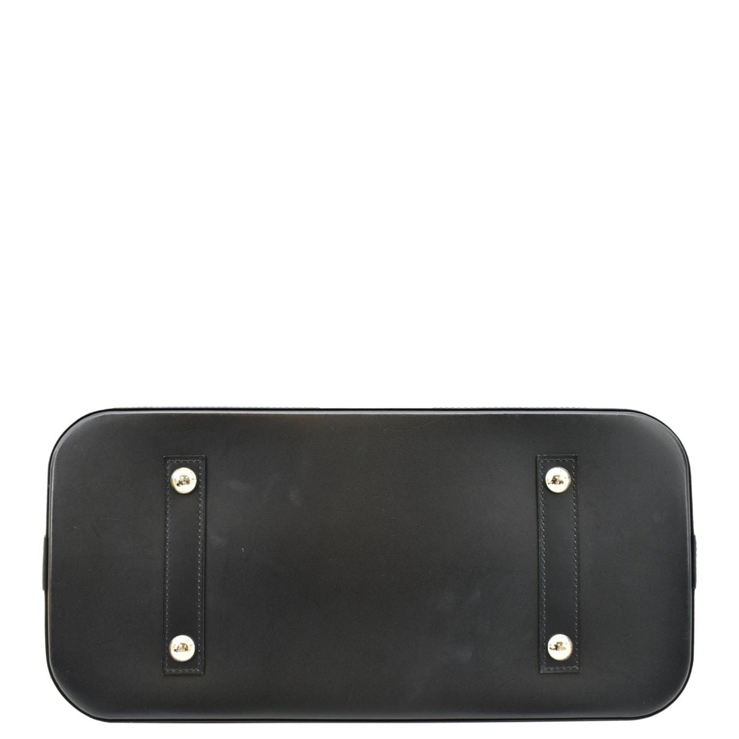 LOUIS VUITTON Alma GM Epi Leather Satchel Bag Black
