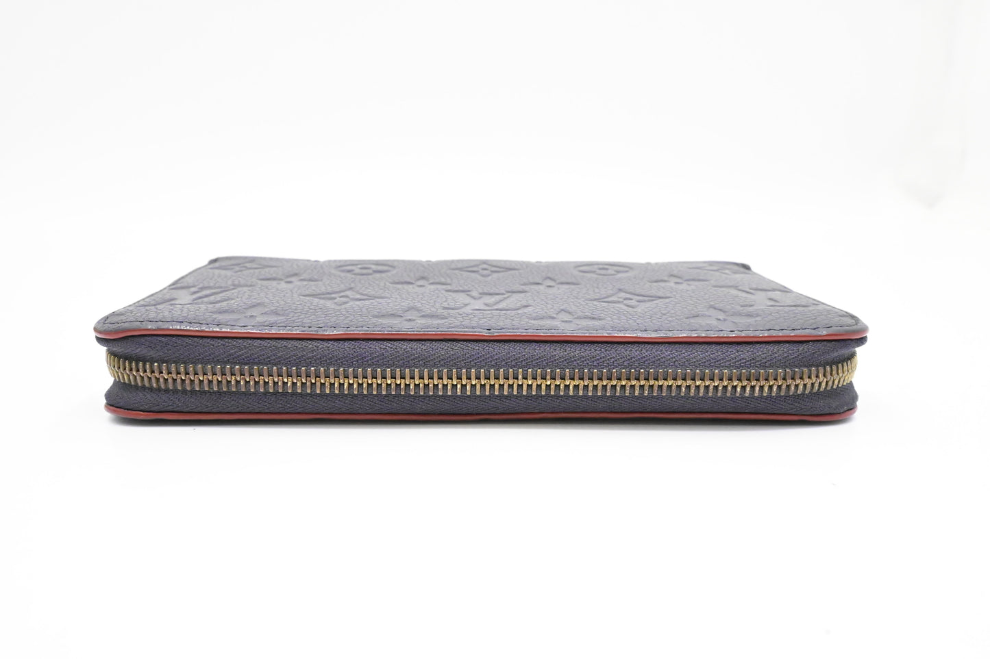 Louis Vuitton Zippy Long Wallet in Marine Rouge Empreinte Leather