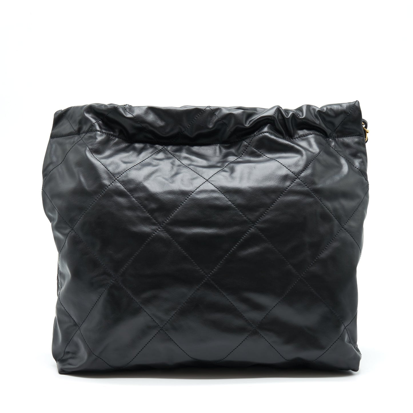 Chanel 22 Handbag Shiny Calfskin Black
