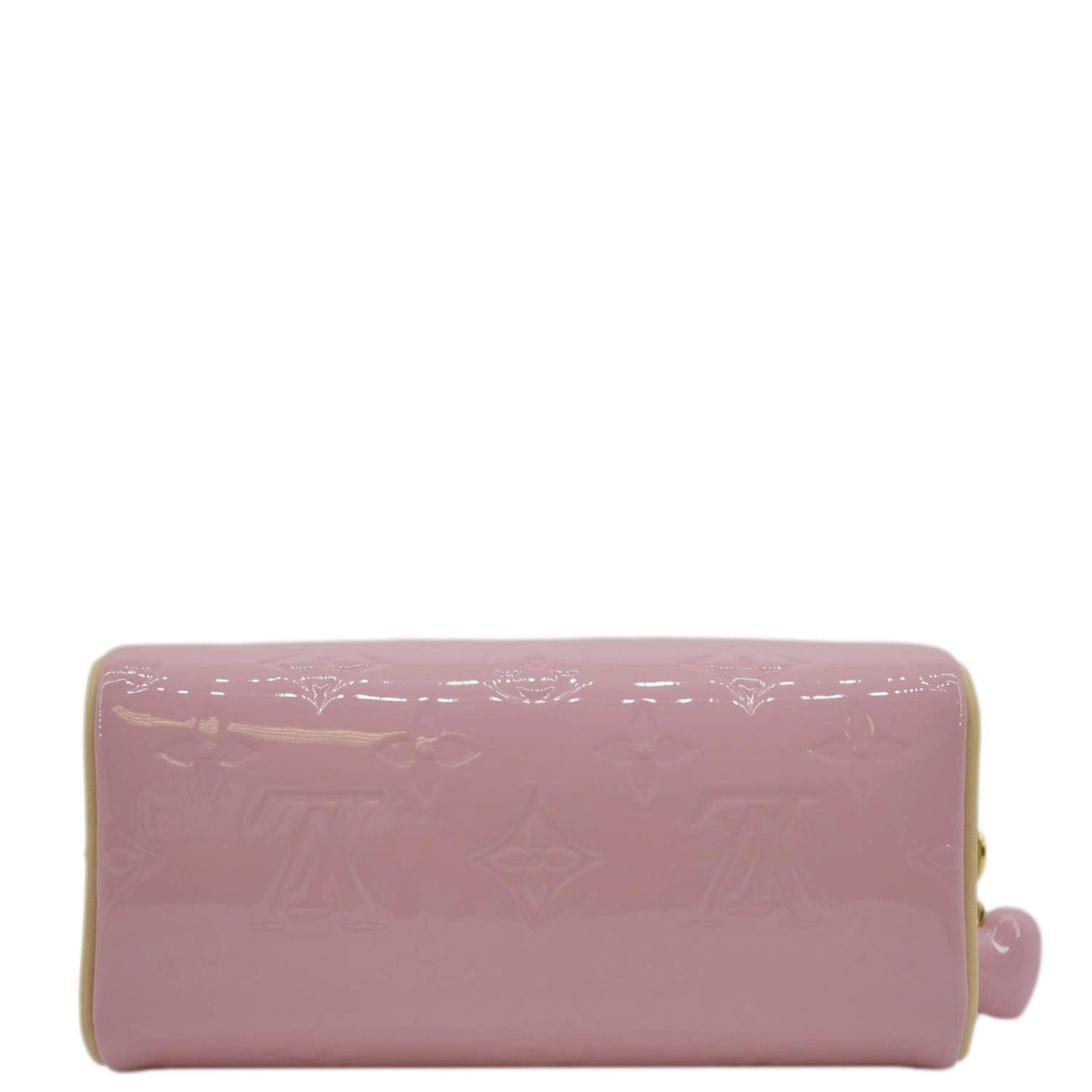 LOUIS VUITTON Nano  Monogram Vernis Crossbody Bag Light Mochi Pink