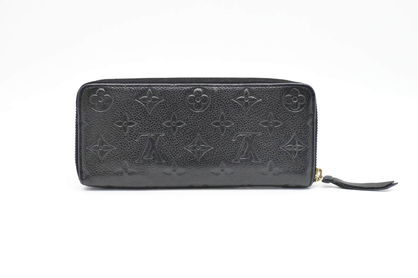 Louis Vuitton Clemence Wallet in Noir Empreinte Leather