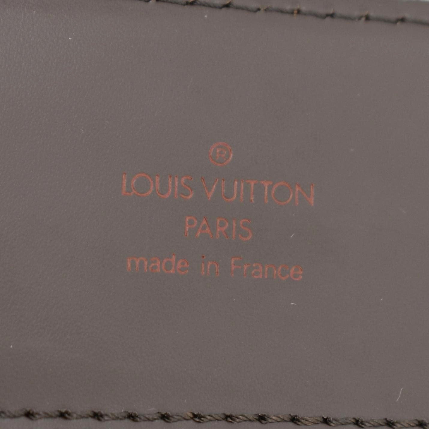 LOUIS VUITTON Broadway Damier Ebene Messenger Bag Brown