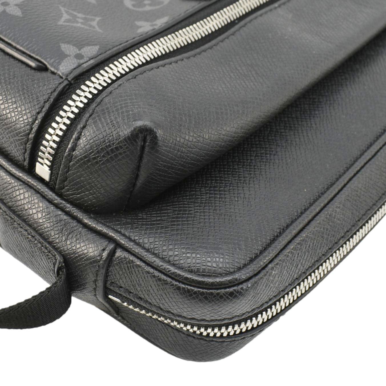 LOUIS VUITTON Outdoor Monogram Eclipse Crossbody Bag Black