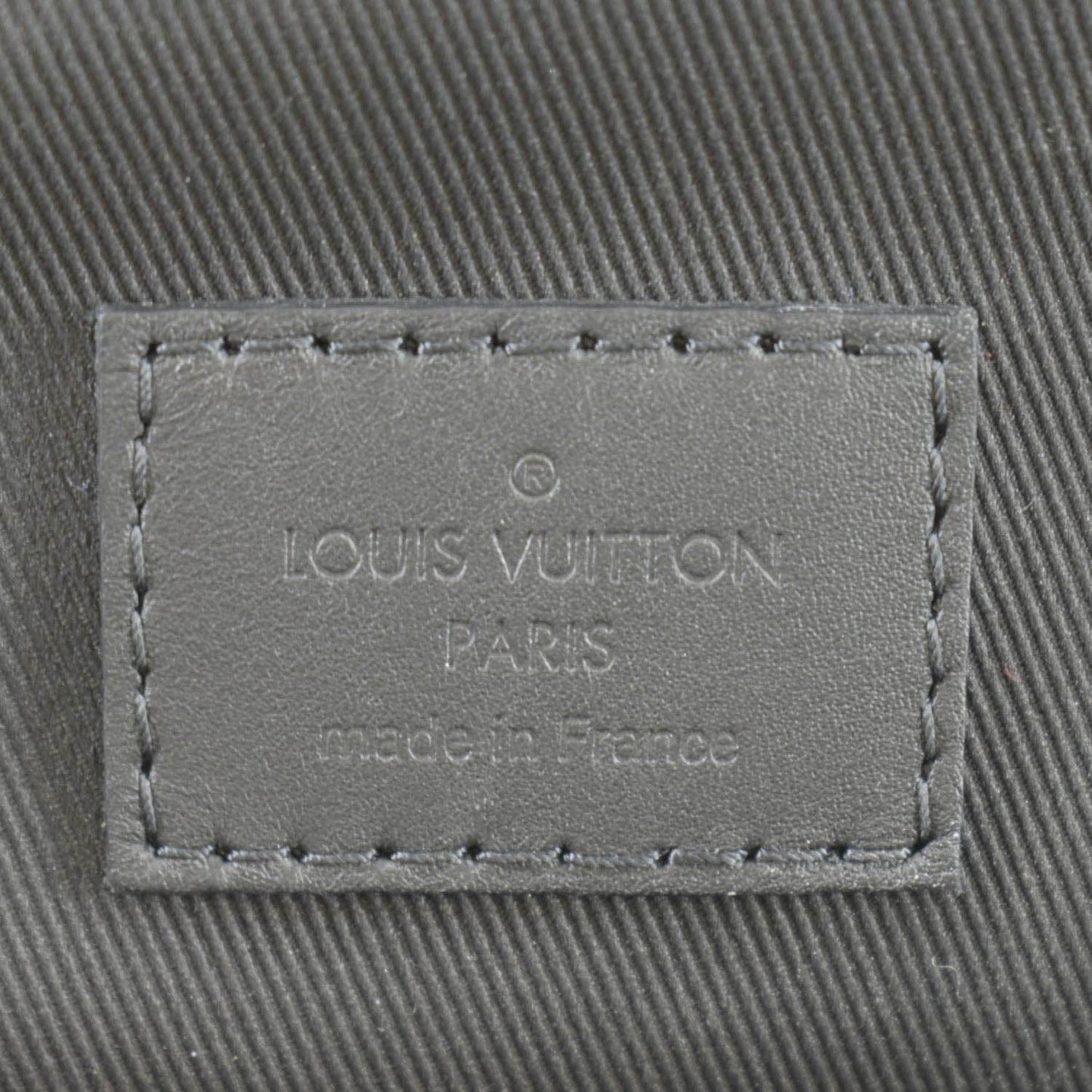 LOUIS VUITTON Avenue Sling Damier Infini Backpack Bag Black