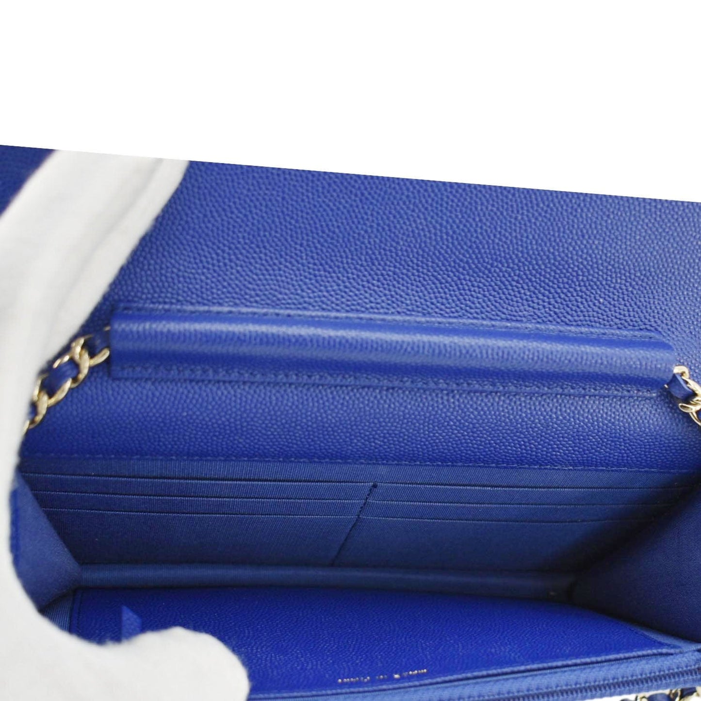 CHANEL Mademoiselle  Flap Quilted Leather Shoulder Bag Blue