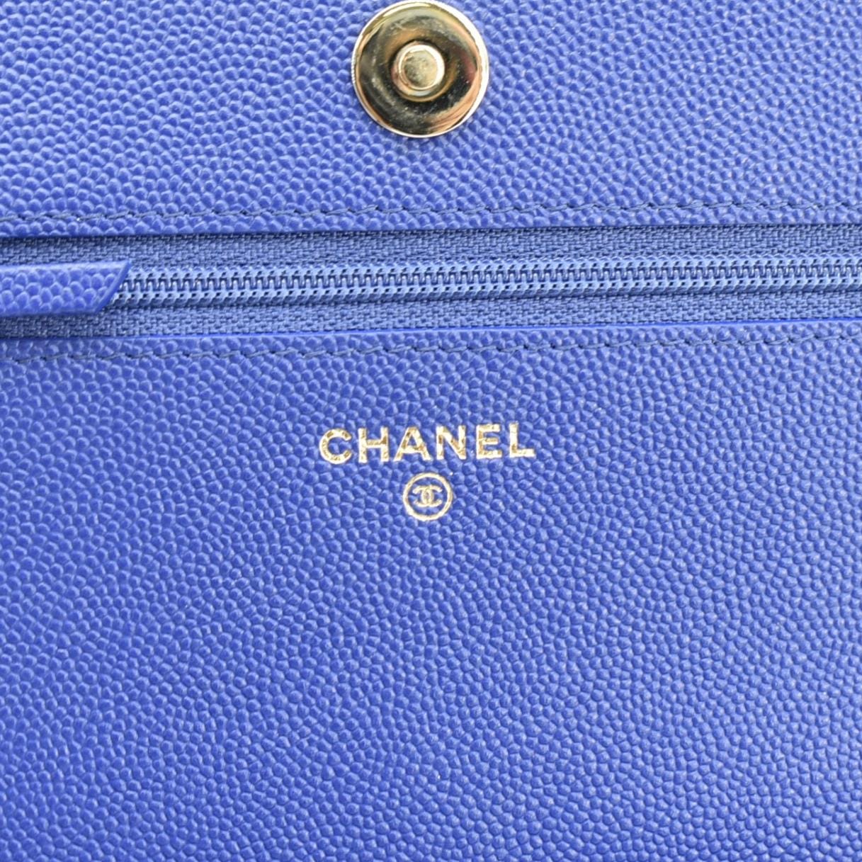 CHANEL Mademoiselle  Flap Quilted Leather Shoulder Bag Blue