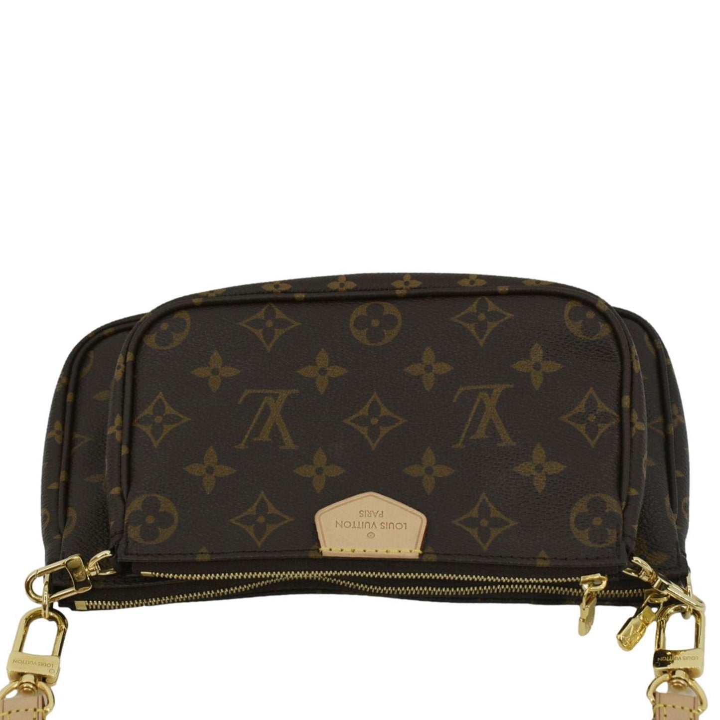 LOUIS VUITTON Multi Pochette Accessoires Monogram Canvas Shoulder Bag Light Pink