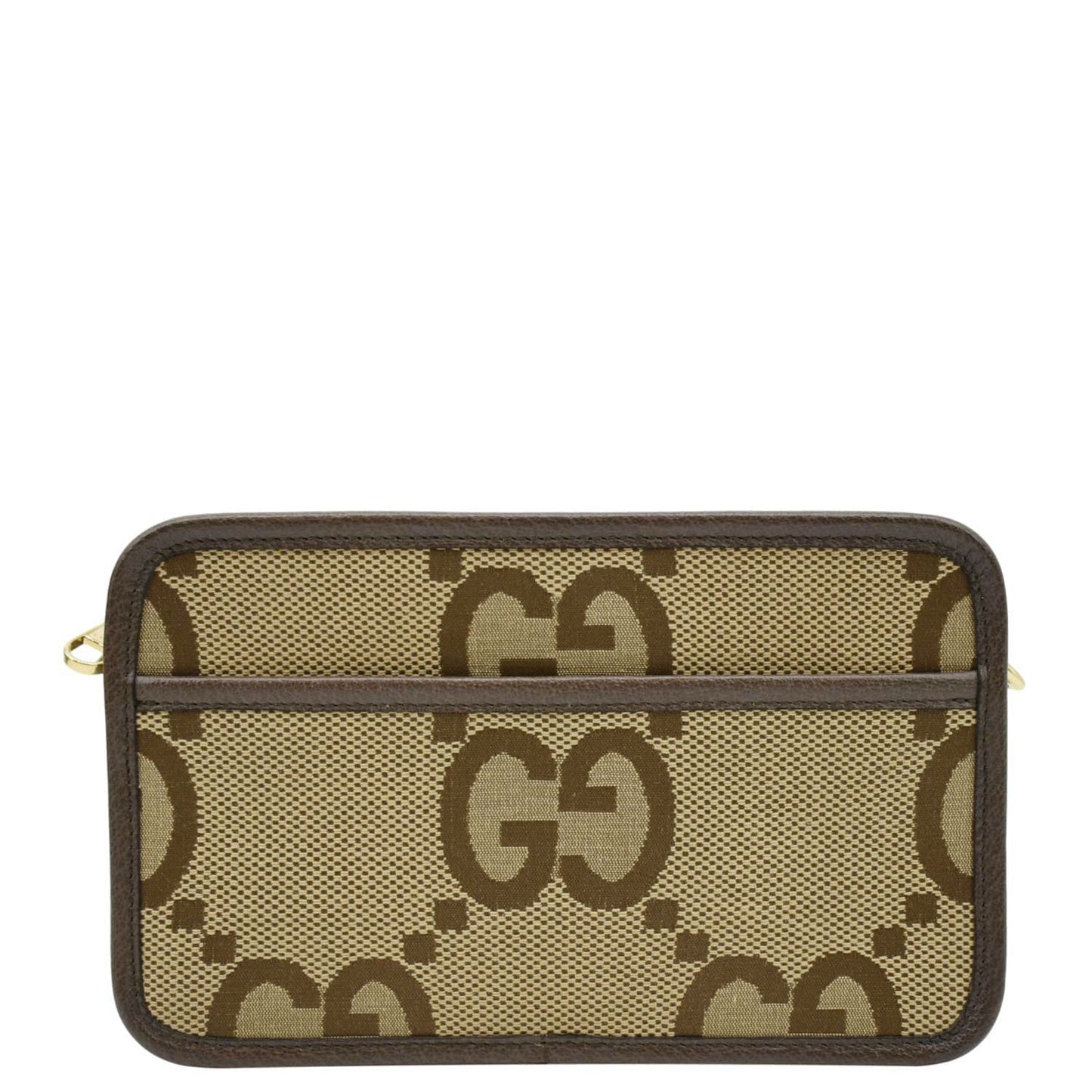 GUCCI Mini Jumbo GG Canvas Crossbody Bag Beige 696075