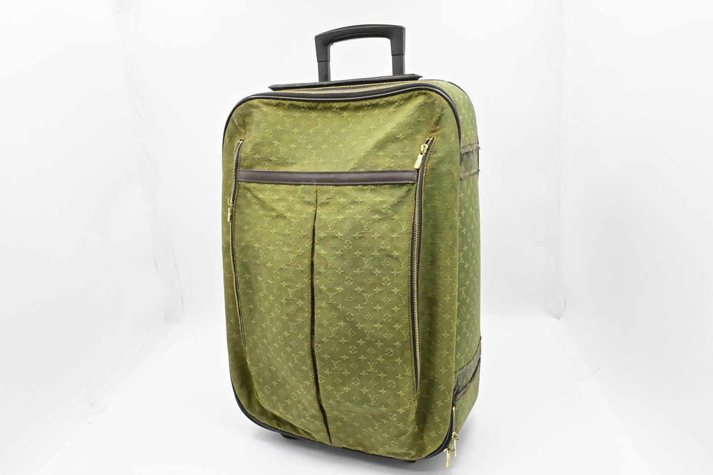 Louis Vuitton Annette Suitcase in Khaki Mini Lin Canvas